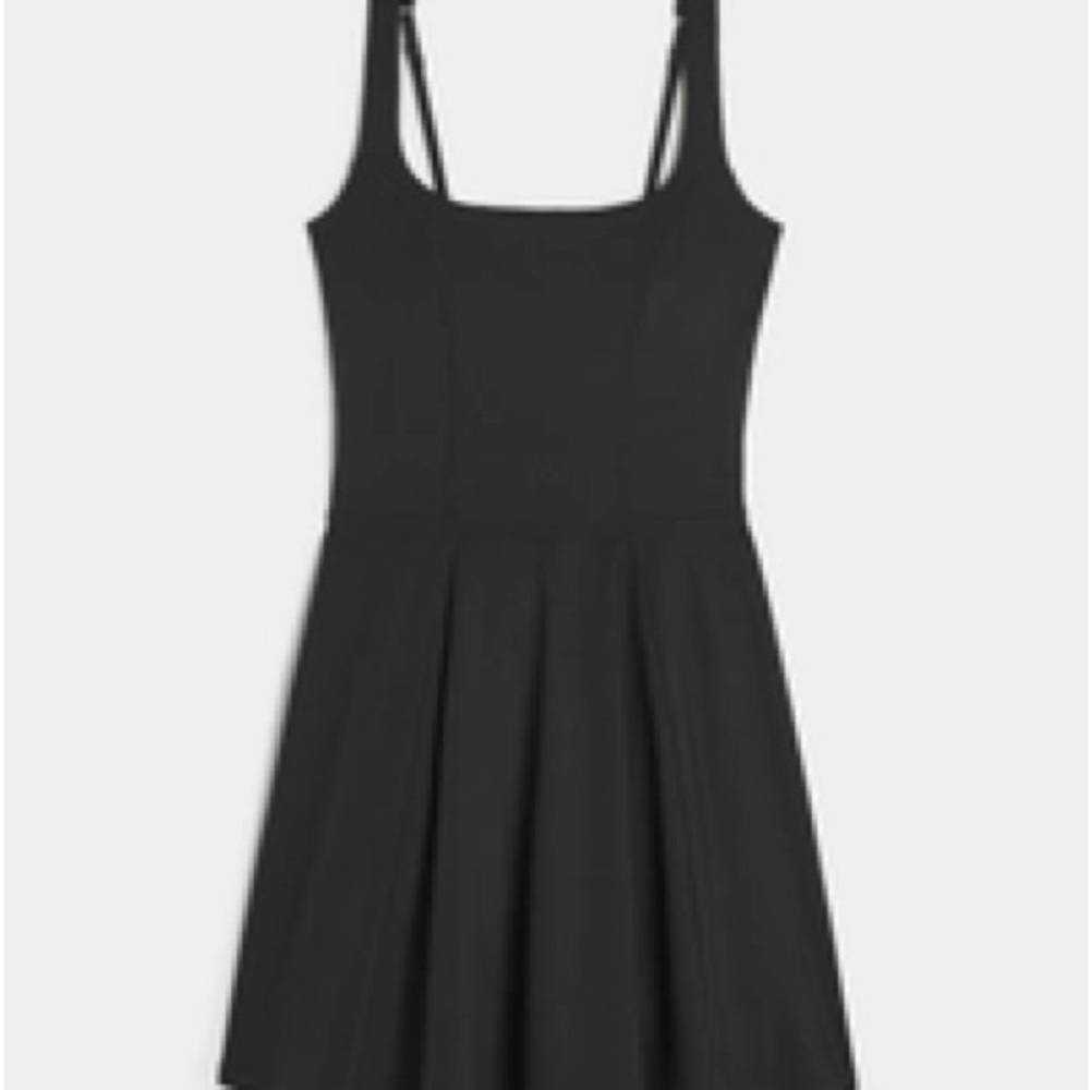GILLY HICKS Black Active Cutout Back Dress, Large